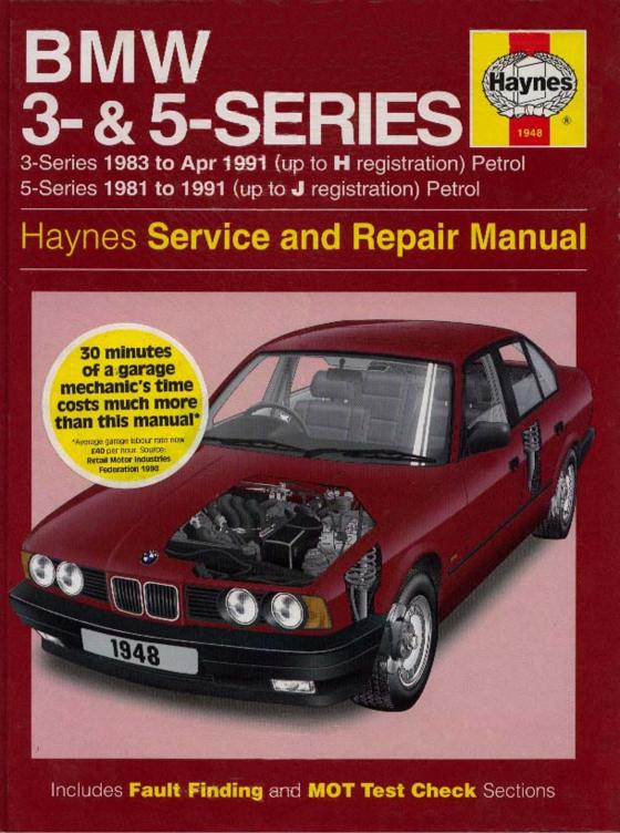 download BMW 3 E30 83 91 workshop manual