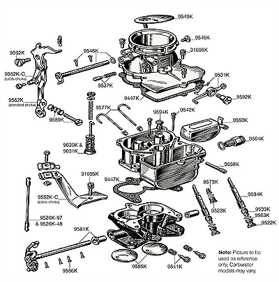 download Carburetor Main Jets .044 97 Stromberg Ford workshop manual