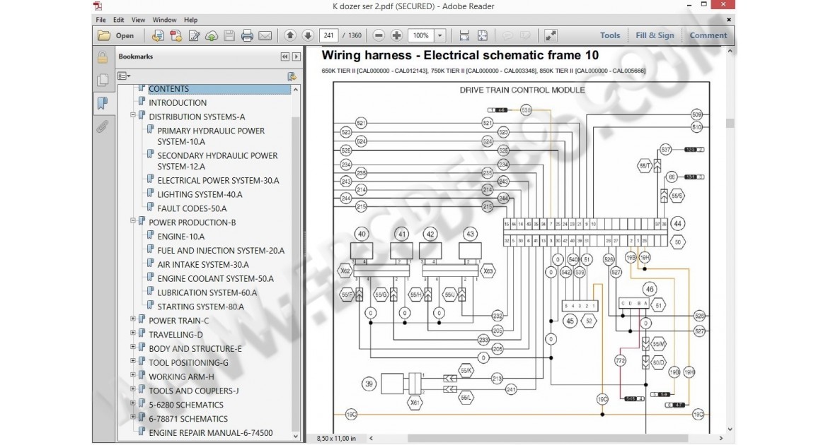 download Case 650K 750K 850K able workshop manual