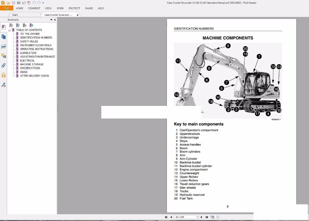 download Case 9040 Excavator s Instruction able workshop manual