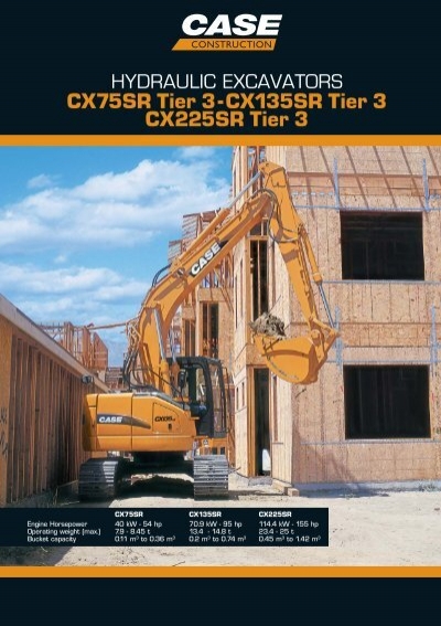 download Case CX75SR OFFSET BOOM able workshop manual