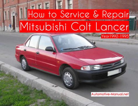 download Colt Lancer workshop manual