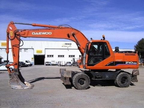 download Daewoo Doosan Solar 140W V 160W V Wheel Excavator Operation able workshop manual