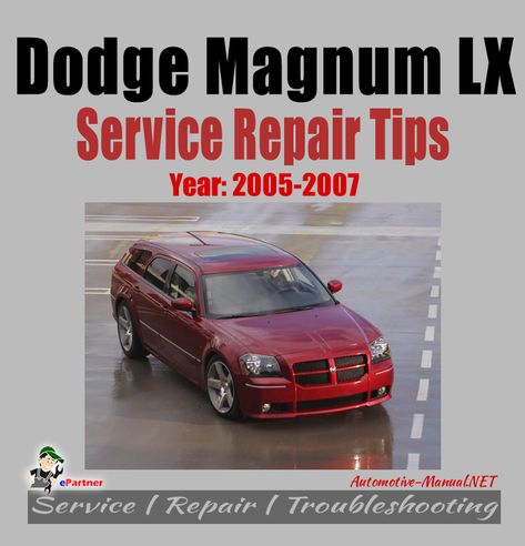 download Dodge Magnum LX Reapir workshop manual