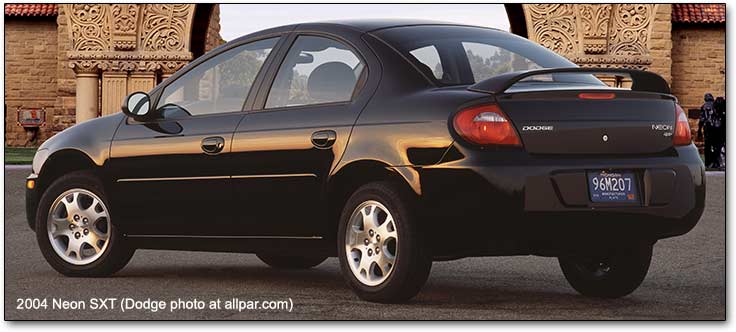 download Dodge Neon 00 01 workshop manual