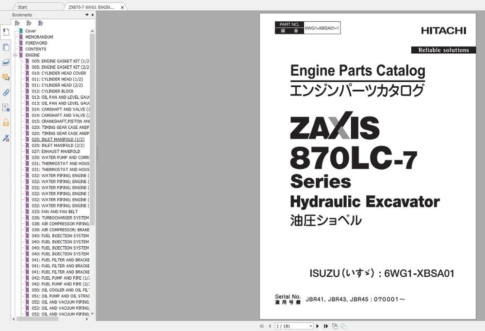 download HITACHI ZAXIS 470LC 5B 670LC 5B 870LC 5B Hydraulic Excavator able workshop manual
