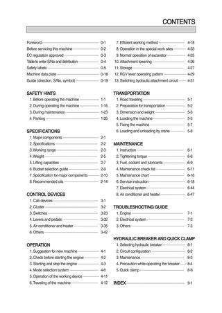 download HYUNDAI Wheel Excavator R170W 9 able workshop manual