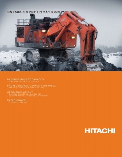 download Hitachi EX2500 5 Excavator able workshop manual