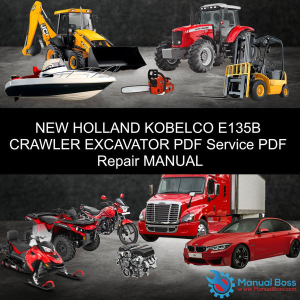 download Holland Kobelco E135B Crawler Excavator able workshop manual