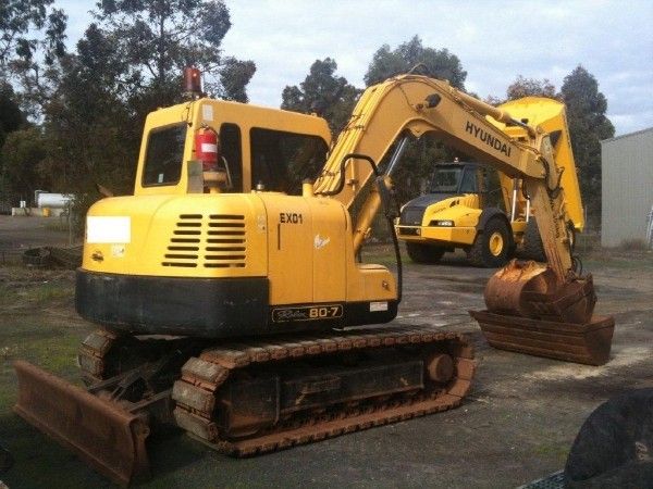 download Hyundai Crawler Excavator Robex 80 7A R80 7A able workshop manual