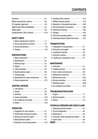 download Hyundai R180LC 7 Crawler Excavator [ INFORMATIVE ]  97 able workshop manual