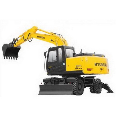 download Hyundai Wheel Excavator Robex R170W 3 able workshop manual