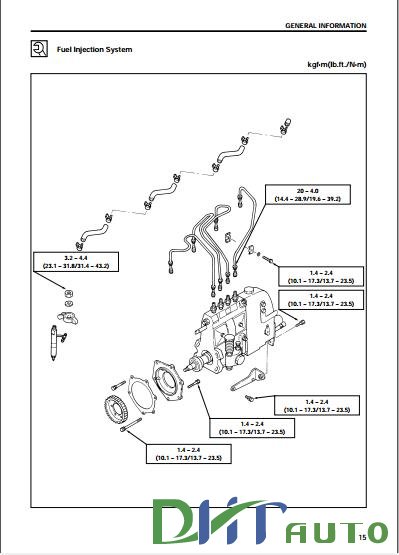 download ISUZU TF Engine 4JA1 4JHI able workshop manual