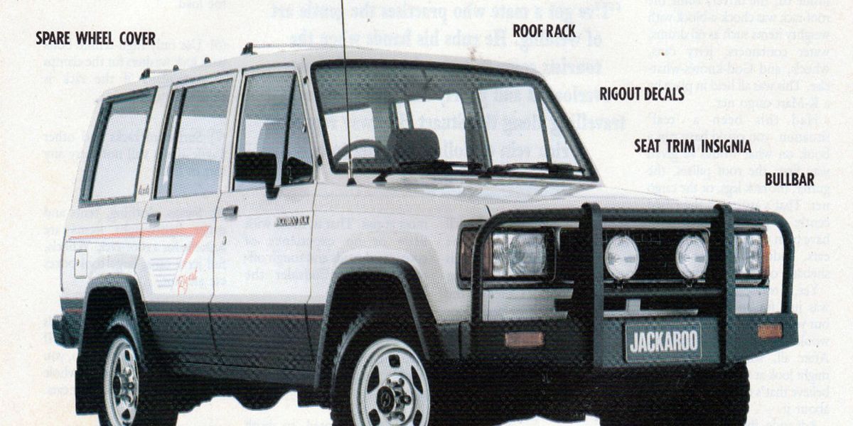 download ISUZU TROOPER HOLDEN JACKAROO able workshop manual