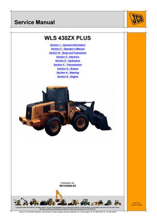 download JCB 406 407 408 409 Wheel Loading Shovel able workshop manual