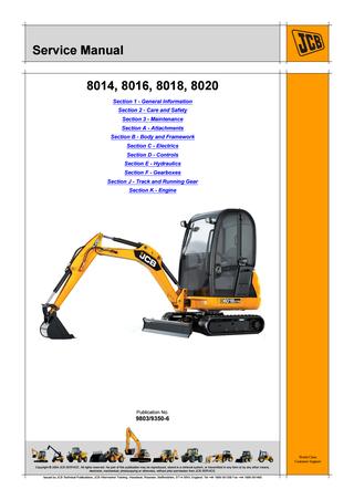 download JCB 801 able workshop manual