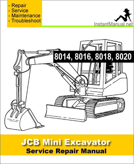 download JCB 8014 Excavator able workshop manual