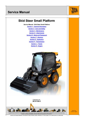 download JCB ROBOT 180 able workshop manual