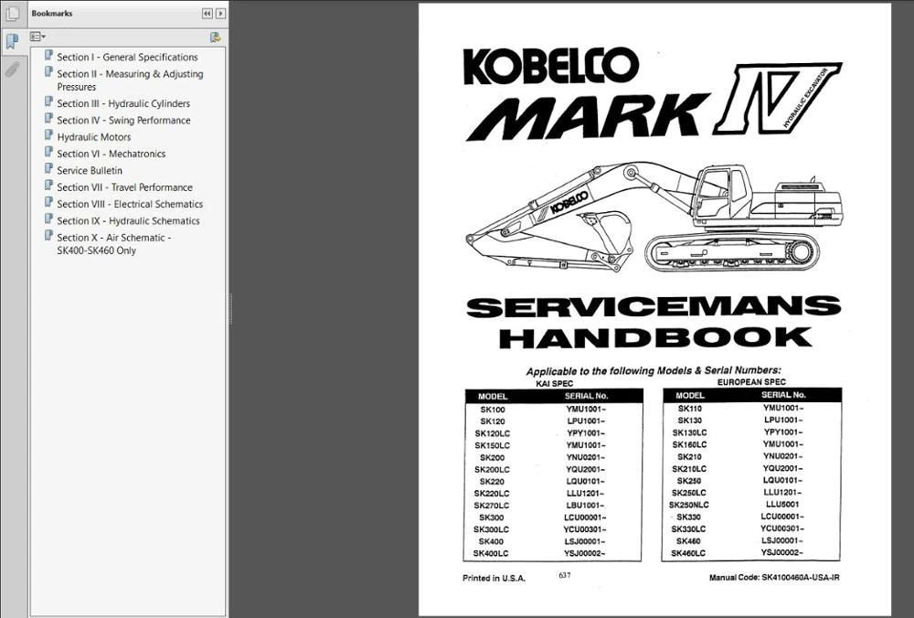 download KOBELCO SK025 Excavator able workshop manual