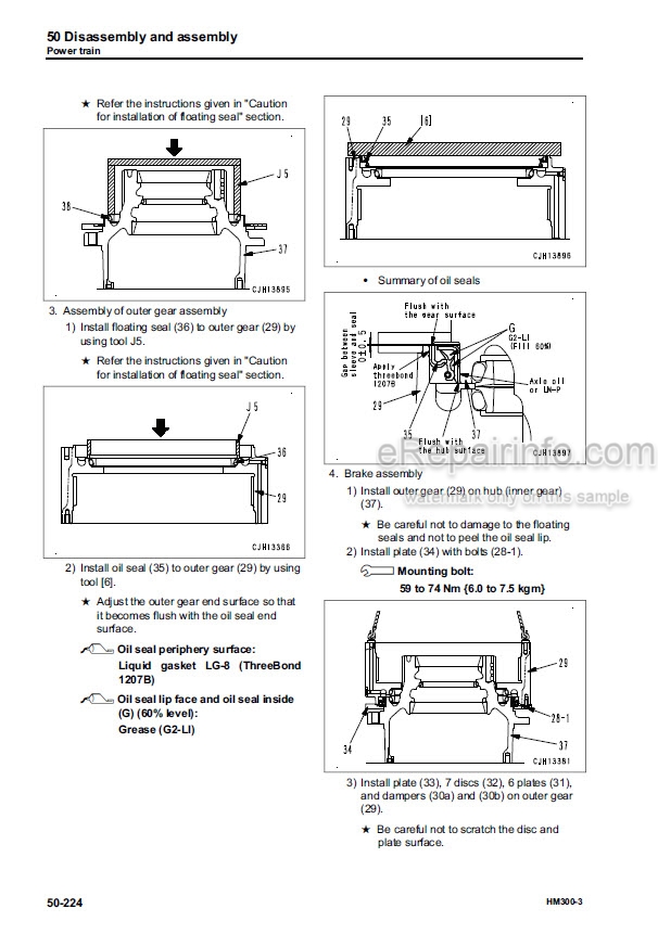 download KOMATSU HM300 1 Articulated Dump Truck Field ASSEMBLY Instruction able workshop manual