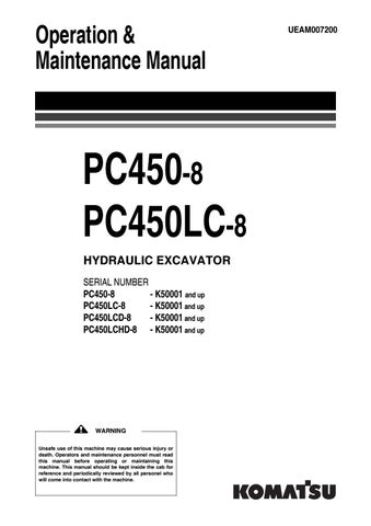 download KOMATSU PC400 6 PC400LC 6 PC450 6 PC450LC 6 Hydraulic ExcavatorManual 3 1 up able workshop manual