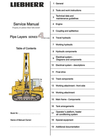 download Liebherr LR 624 634 Crawler Loader 4 Litronic able workshop manual