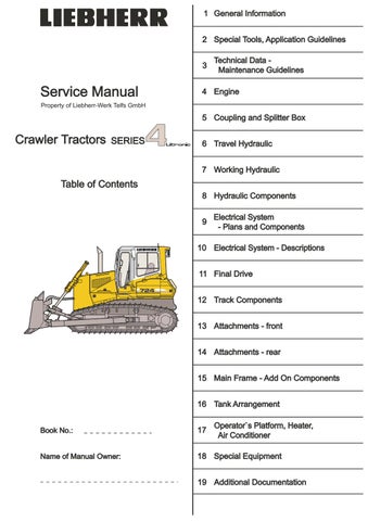 download Liebherr LR 624 LR634 LITRONIC Crawler DOZER able workshop manual