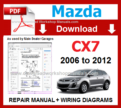 download MAZDA CX7 workshop manual