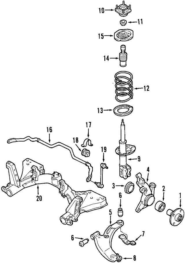 download MAZDA PROTEGE workshop manual