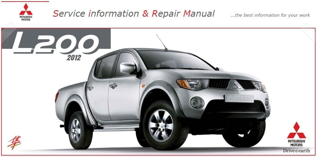 download MITSUBISHI L200 TRITON workshop manual