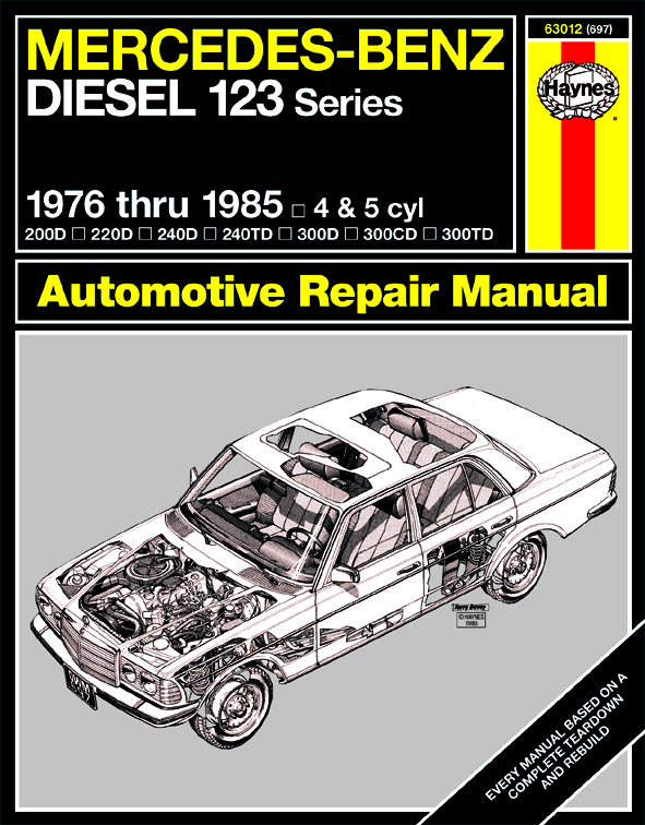 download Mercedes Benz 200D 240D 240TD 300D 300TD workshop manual