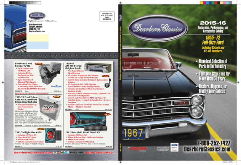 download Mercury Comet 2DR Convertible Carpet Molded Auto Trans  w Console Loop Material workshop manual