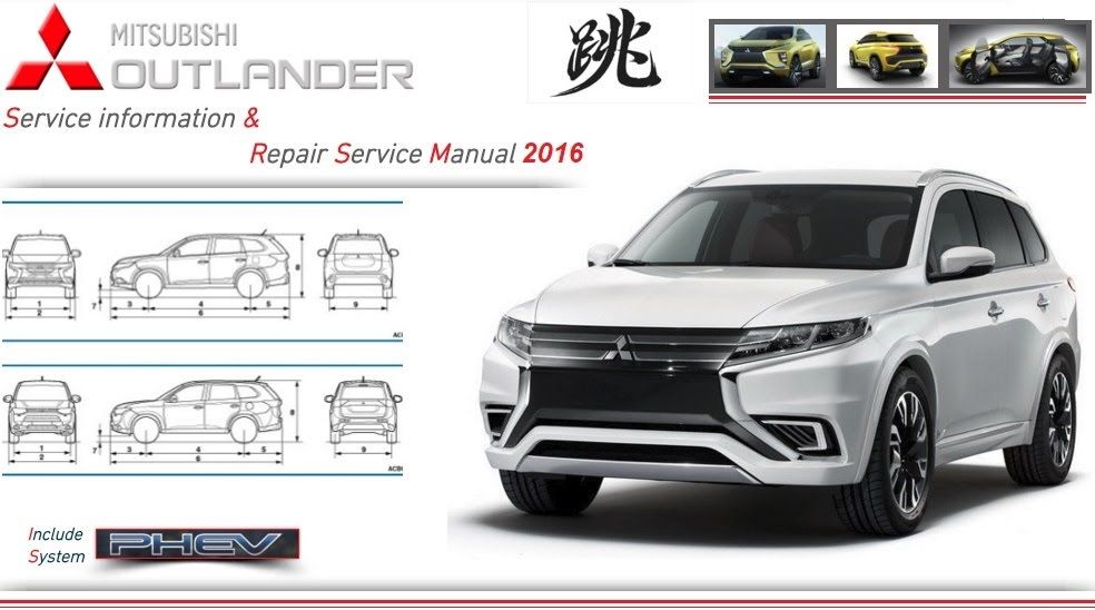 download Mitsubishi Outlander Manuals workshop manual