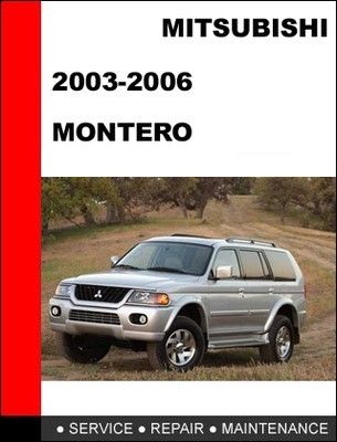 download Mitsubishi Pickup Montero workshop manual