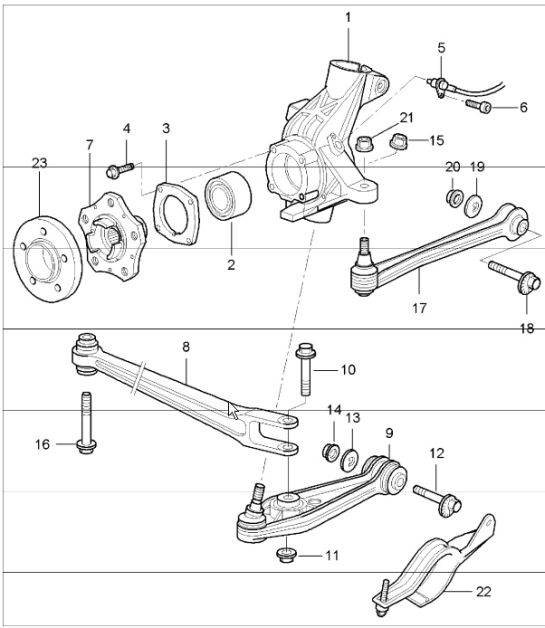 download PORSCHE 987 BOXSTER Parts workshop manual