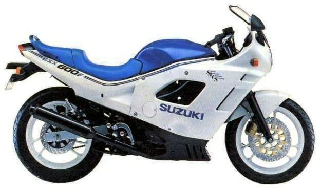 download SUZUKI GSX600F Motorcycle able workshop manual