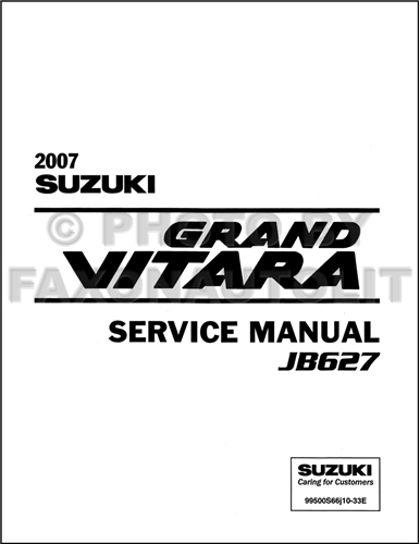 download Suzuki Grand Vitara workshop manual