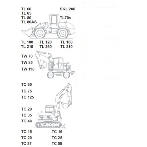 download Terex TW 70 85 110 able workshop manual