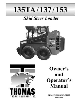 download Thomas T175 1700 Loader able workshop manual